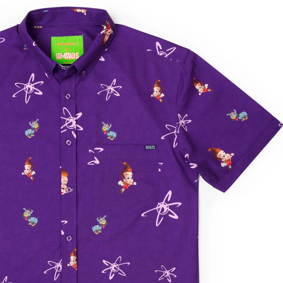 Nickelodeon|Short Sleeves|Nickelodeon Jimmy Neutron "Brain Blast" – KUNUFLEX Short Sleeve Shirt