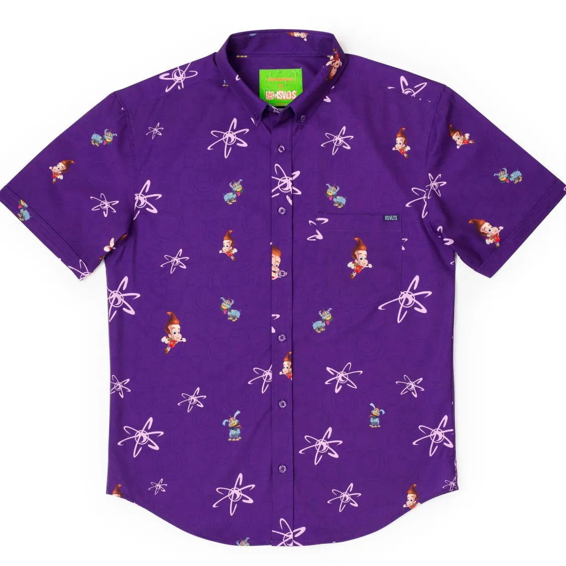Nickelodeon|Short Sleeves|Nickelodeon Jimmy Neutron "Brain Blast" – KUNUFLEX Short Sleeve Shirt
