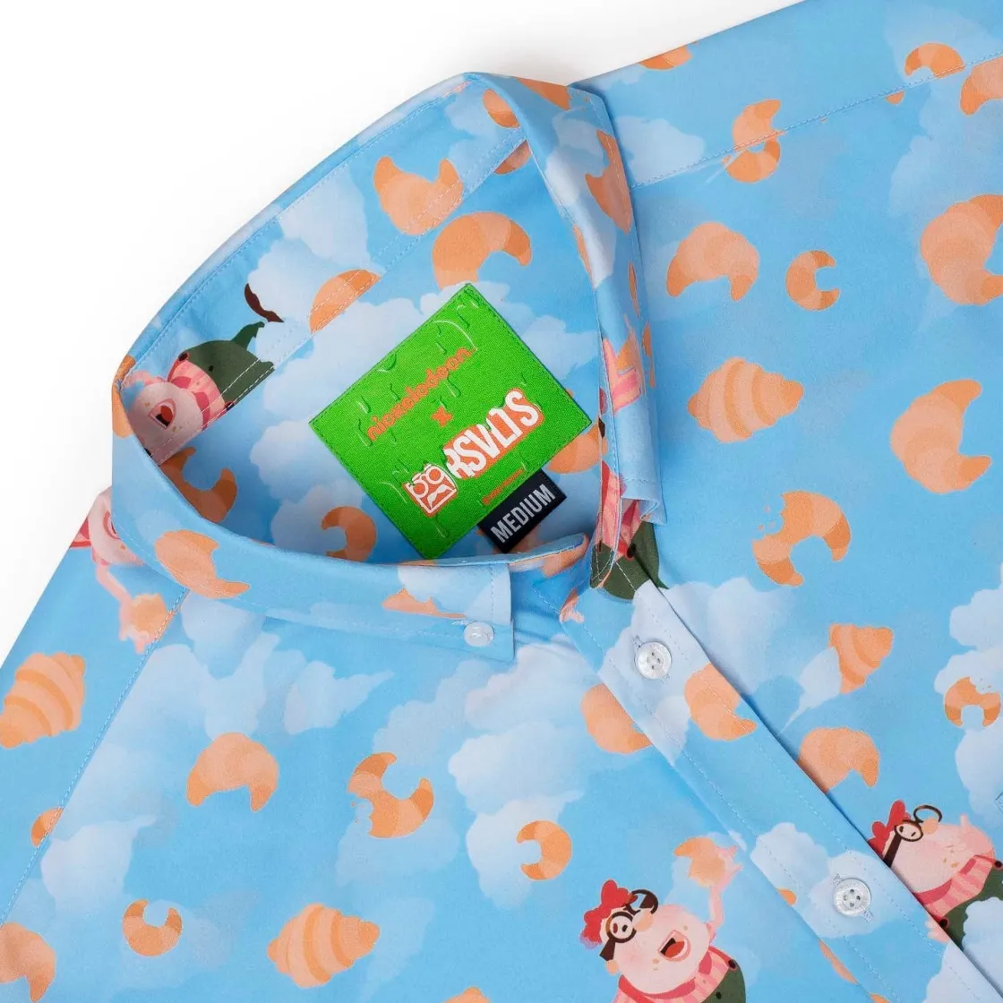 Nickelodeon|Short Sleeves|Nickelodeon Jimmy Neutron "Carl's Croissants" – KUNUFLEX Short Sleeve Shirt