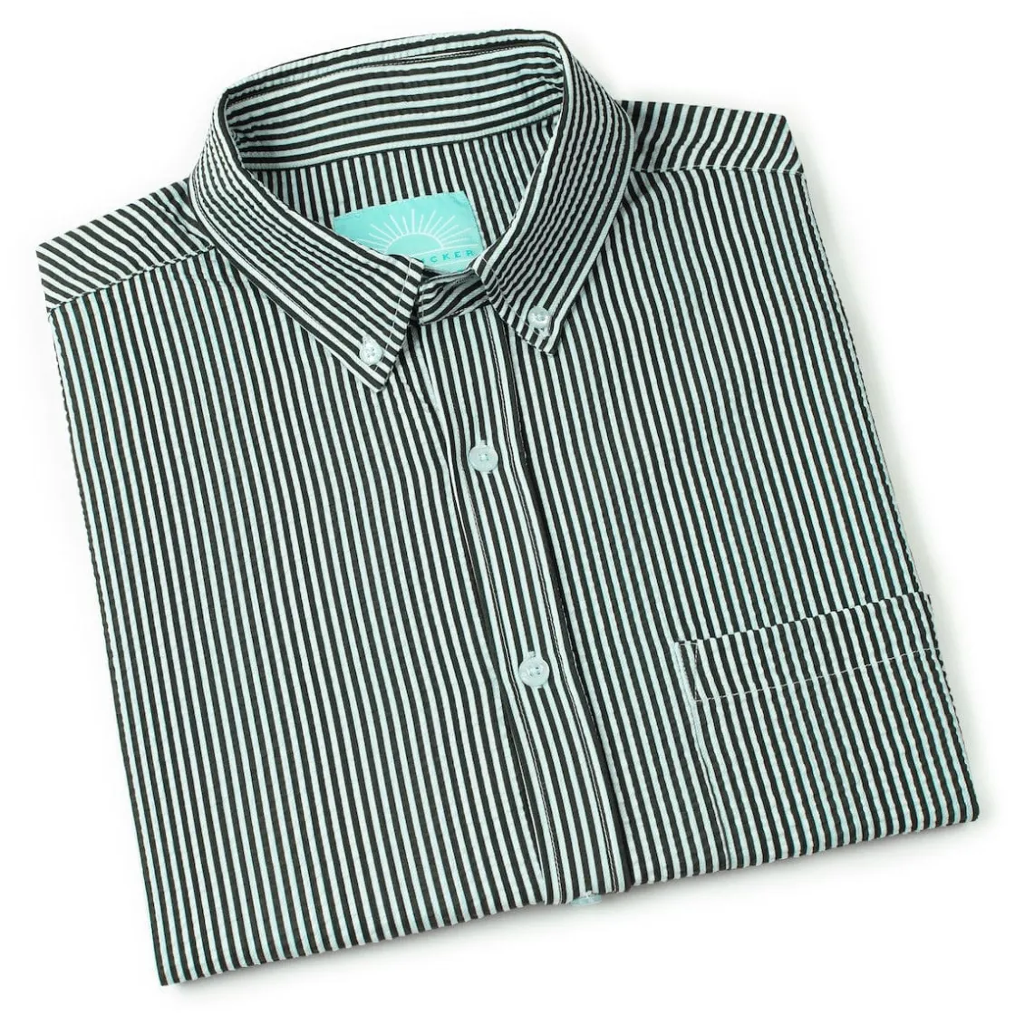 Short Sleeve Shirts|Seersucker|RSVLTS John, My Boy! – Stretch Seersucker Short Sleeve Shirt