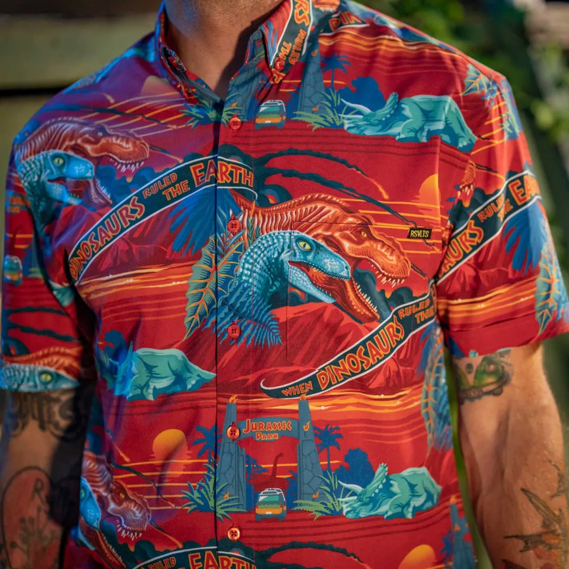 Paging Mr. Morrow|Jurassic Park|Jurassic Park "Don't Move" – KUNUFLEX Short Sleeve Shirt