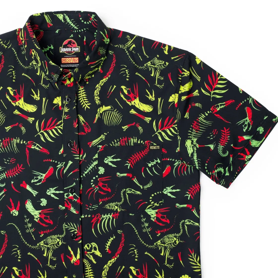 Jurassic Park|Jurassic Park|Jurassic Park "Fossil Records" – KUNUFLEX Short Sleeve Shirt