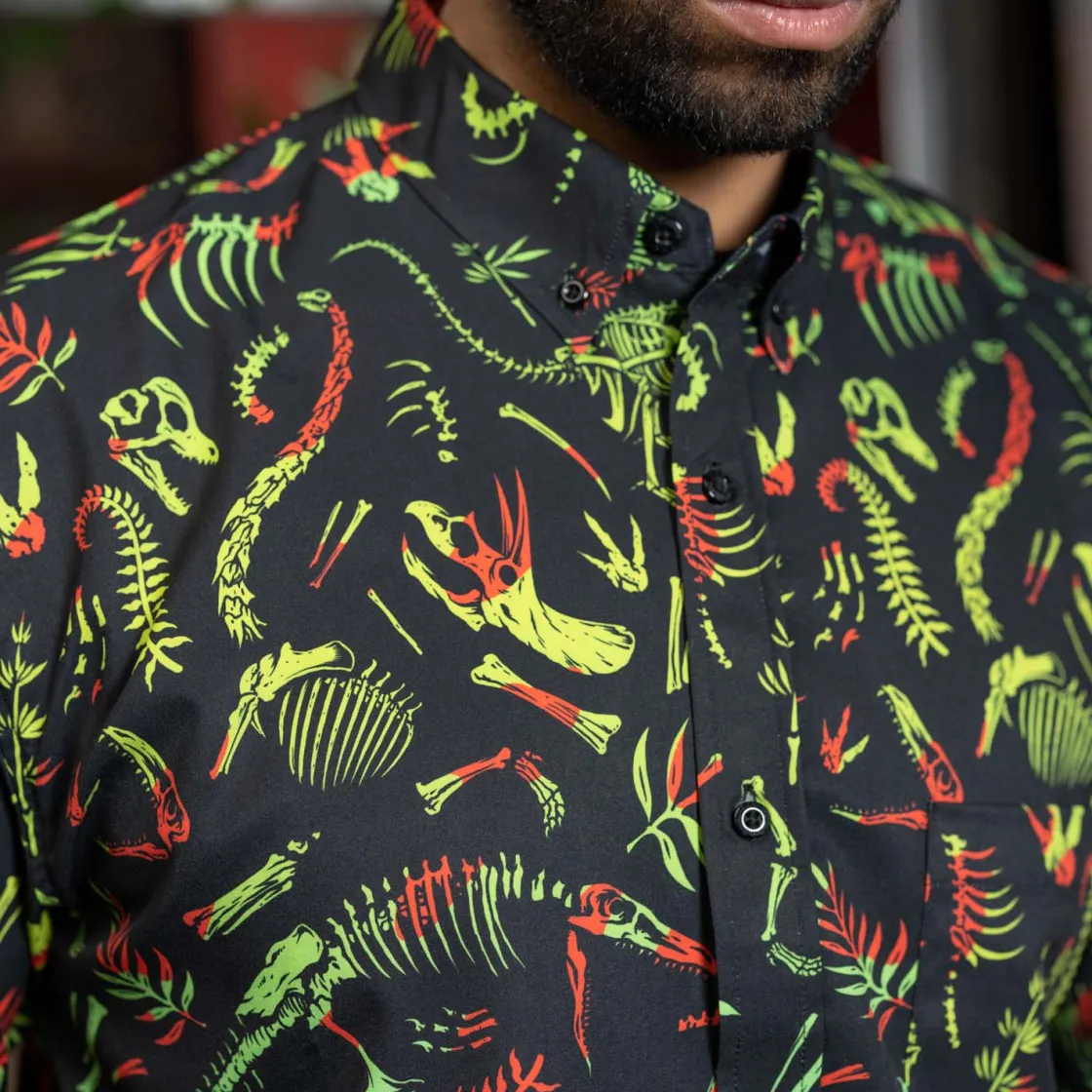 Jurassic Park|Jurassic Park|Jurassic Park "Fossil Records" – KUNUFLEX Short Sleeve Shirt