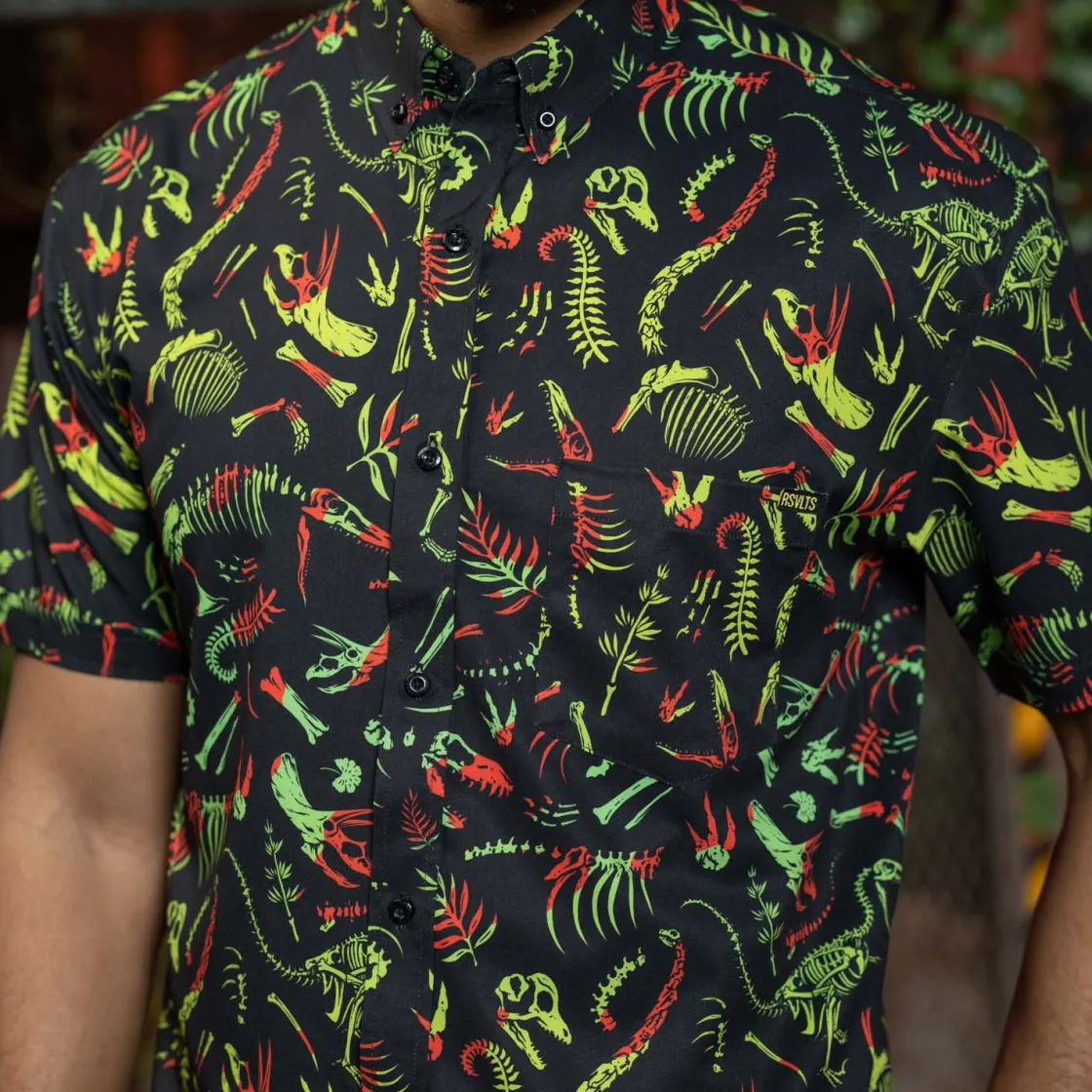 Jurassic Park|Jurassic Park|Jurassic Park "Fossil Records" – KUNUFLEX Short Sleeve Shirt
