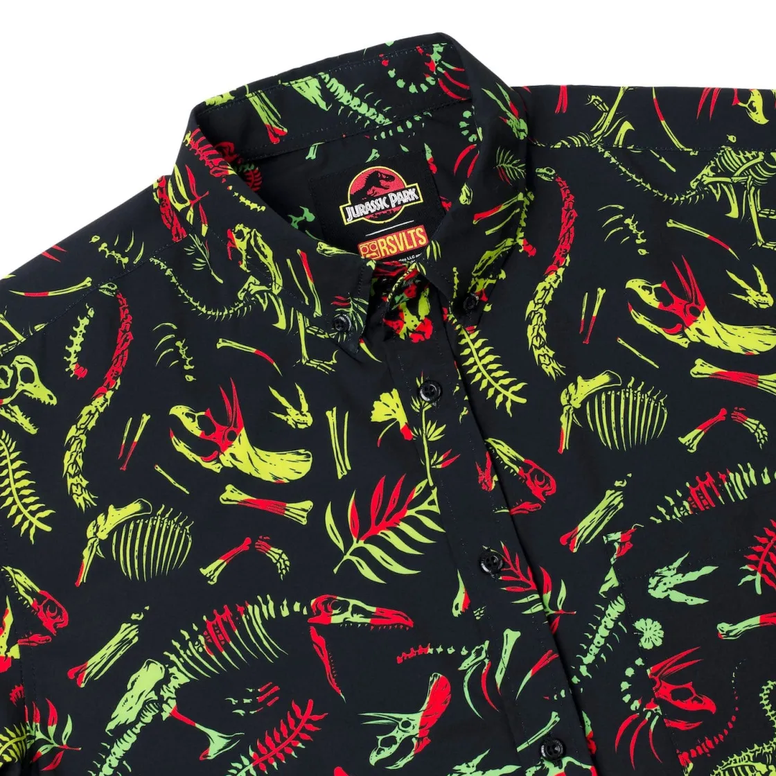 Jurassic Park|Jurassic Park|Jurassic Park "Fossil Records" – KUNUFLEX Short Sleeve Shirt