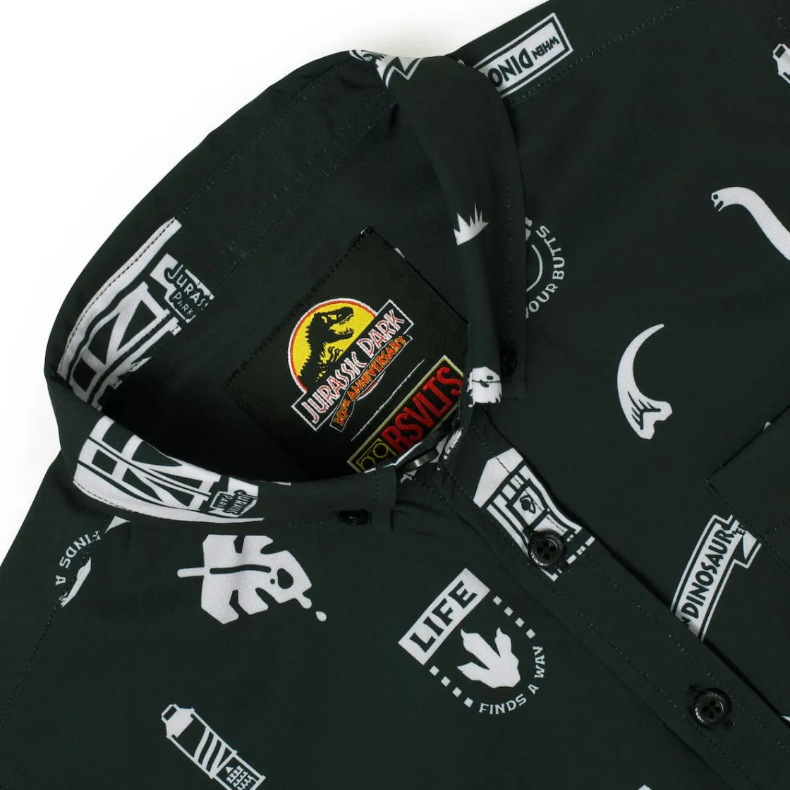 Jurassic Park|Jurassic Park|Jurassic Park “Life Finds a Way" – Youth KUNUFLEX Short Sleeve Shirt