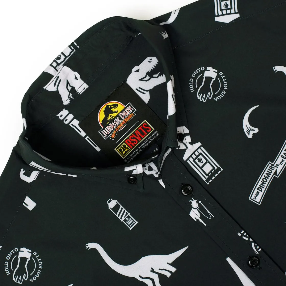 Jurassic Park|Jurassic Park|Jurassic Park “Life Finds a Way" – KUNUFLEX Short Sleeve Shirt