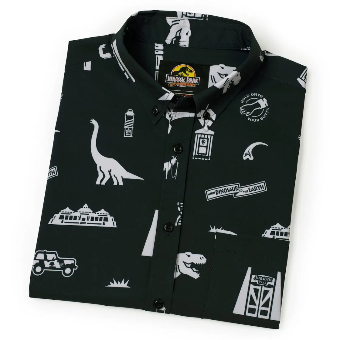 Jurassic Park|Jurassic Park|Jurassic Park “Life Finds a Way" – KUNUFLEX Short Sleeve Shirt