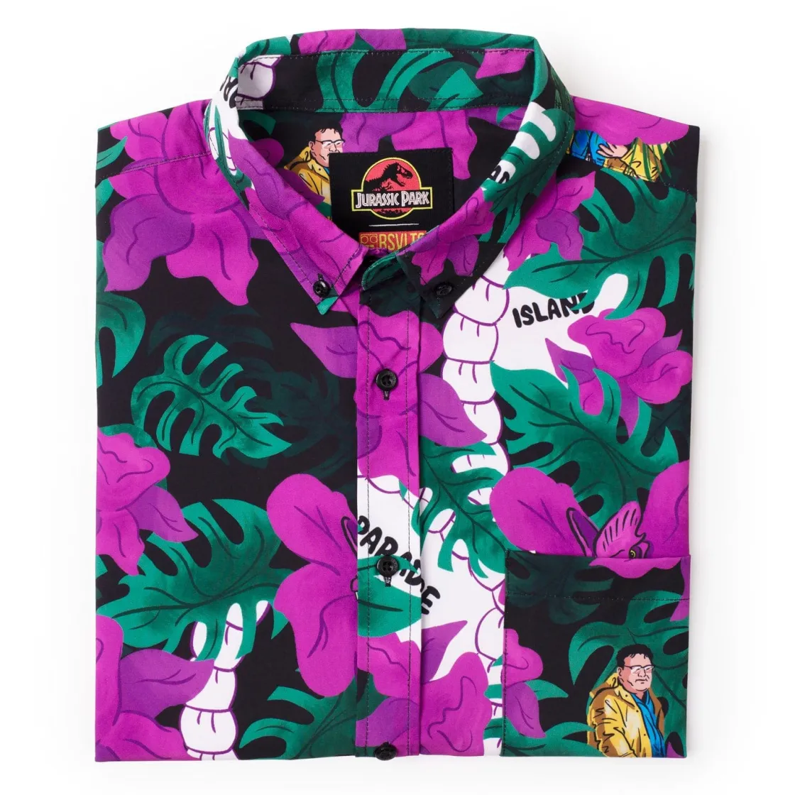 Jurassic Park|Jurassic Park|Jurassic Park "Nobody Cares" – KUNUFLEX Short Sleeve Shirt