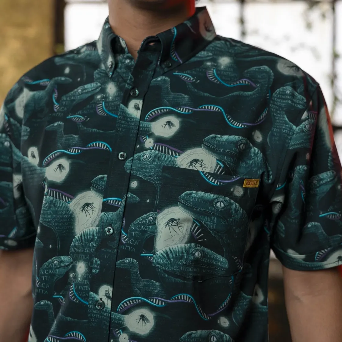 Jurassic Park|Jurassic Park|Jurassic Park “You Bred Raptors?” – KUNUFLEX Short Sleeve Shirt