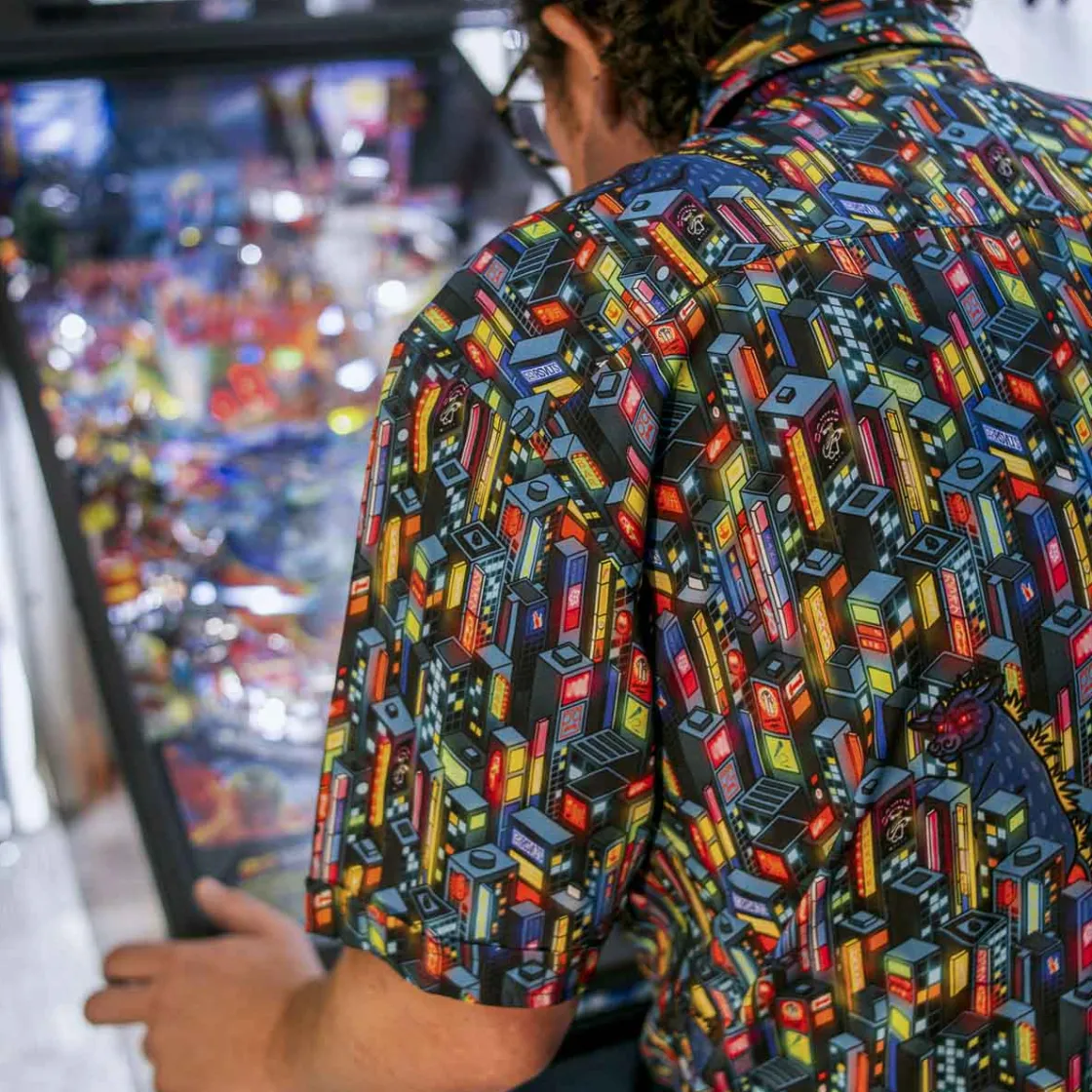 Justin Warner|Short Sleeves|Justin Warner "Cow-crete Jungle" – KUNUFLEX Short Sleeve Shirt