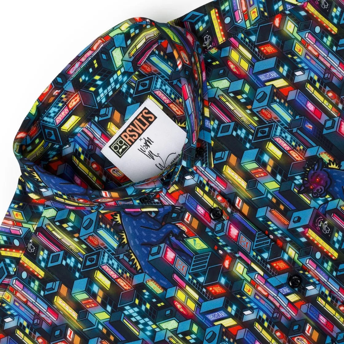 Justin Warner|Short Sleeves|Justin Warner "Cow-crete Jungle" – KUNUFLEX Short Sleeve Shirt