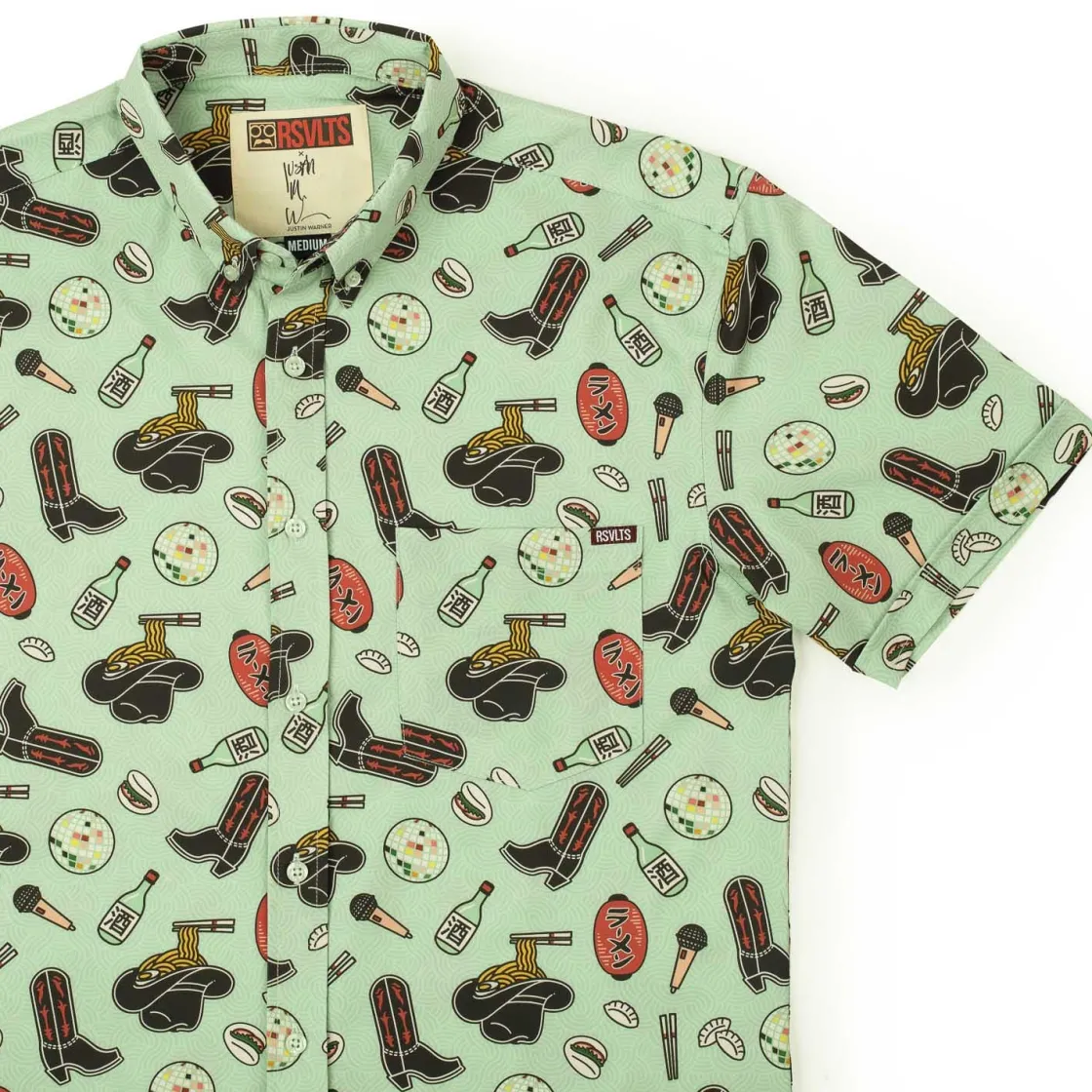 Justin Warner|Short Sleeves|Justin Warner "Karaoke Cowboy" – KUNUFLEX Short Sleeve Shirt