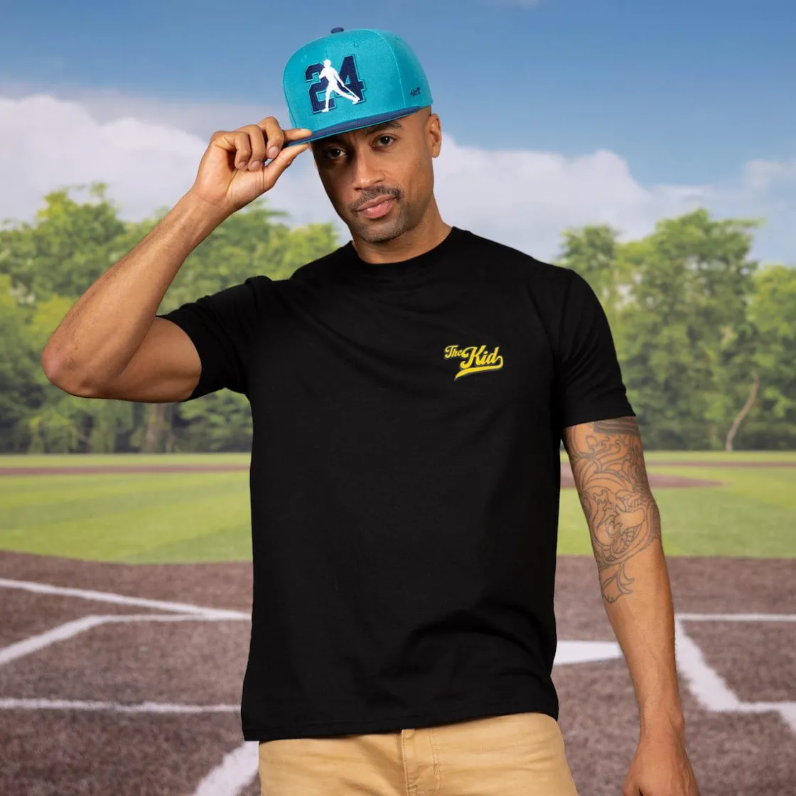 Baseball Hall Of Fame|Baseball|National Baseball Hall of Fame Ken Griffey Jr. "Sweet Swing" – Crewneck Tee