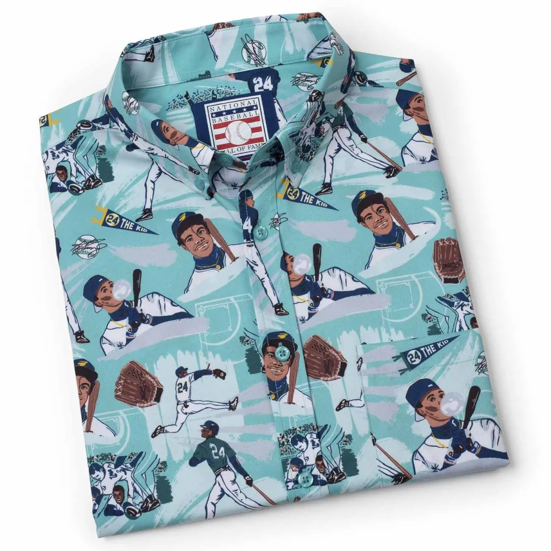 Baseball Hall Of Fame|Baseball|National Baseball Hall of Fame Ken Griffey Jr. "The Kid" – KUNUFLEX Short Sleeve Shirt