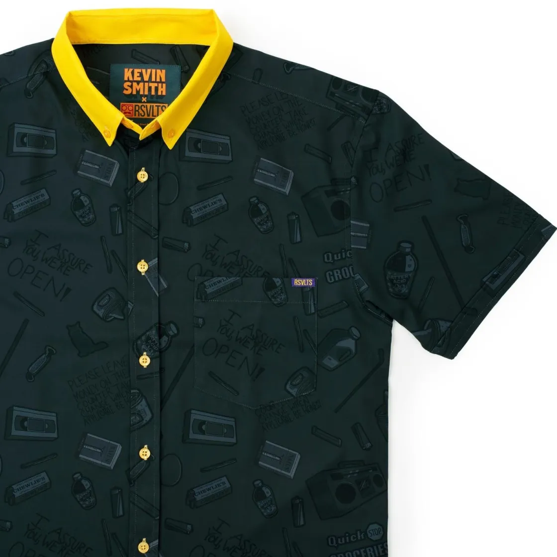 Short Sleeves|Kevin Smith "Quick Stop" – KUNUFLEX Short Sleeve Shirt