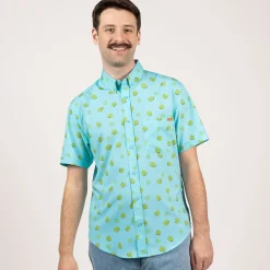 Short Sleeve Shirts|Short Sleeves|RSVLTS Kind of a Big Dill – KUNUFLEX Short Sleeve Shirt