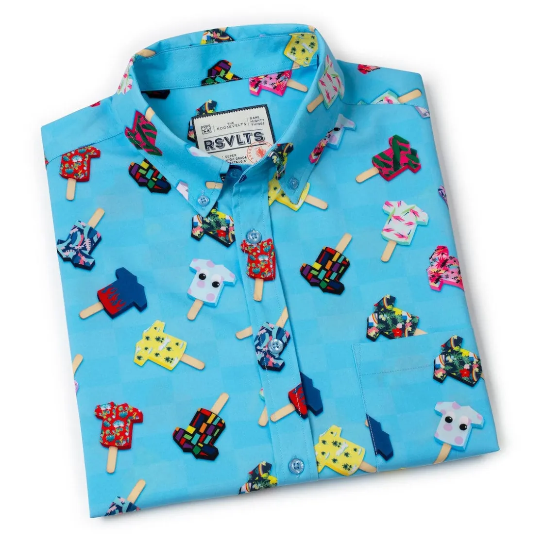 Short Sleeve Shirts|Short Sleeves|RSVLTS Kunu Pops – KUNUFLEX Short Sleeve Shirt