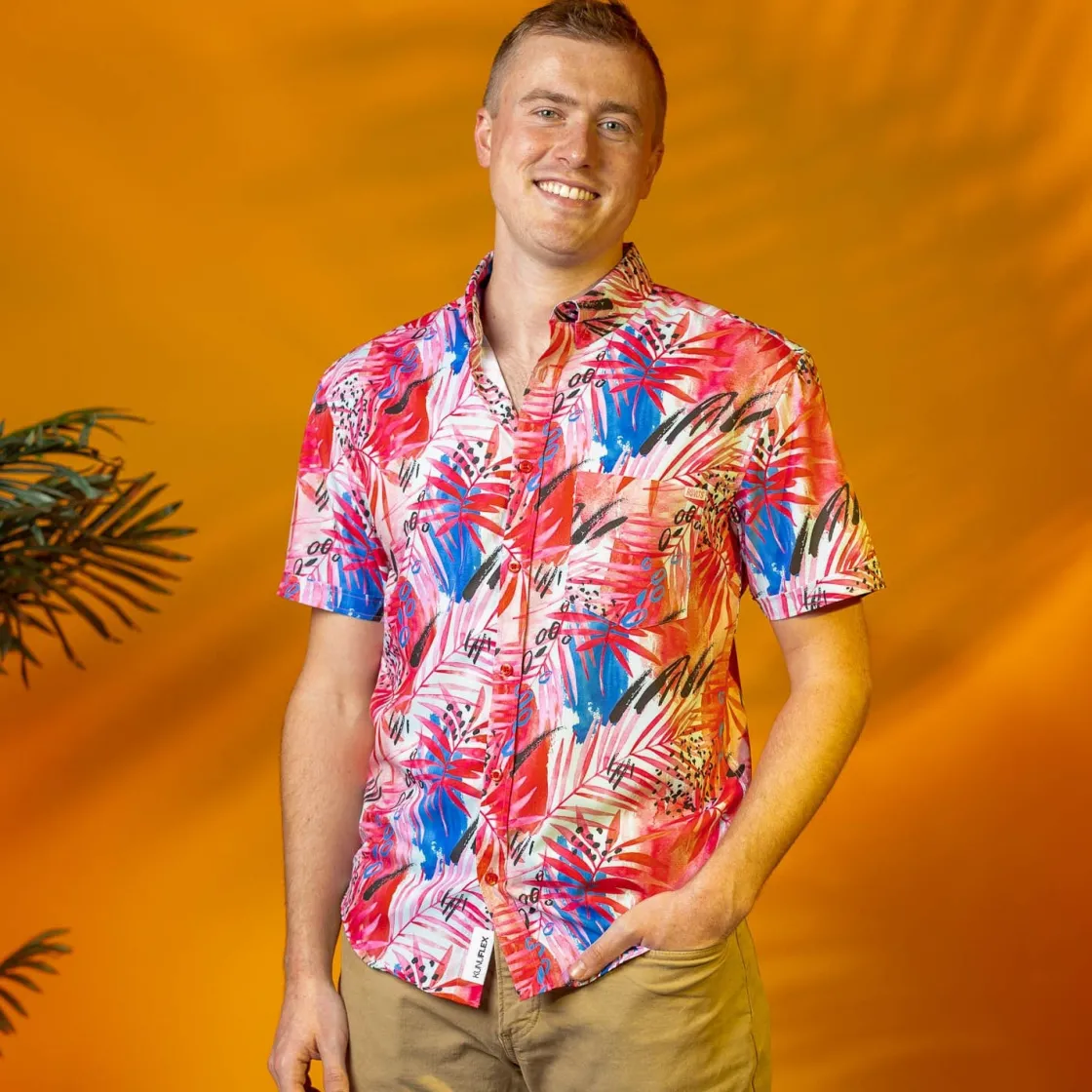 Short Sleeve Shirts|Matching Sets|RSVLTS La Croy "Berry Mystique" – KUNUFLEX Short Sleeve Shirt