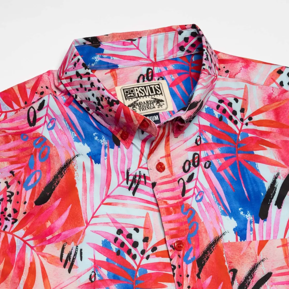 Short Sleeve Shirts|Matching Sets|RSVLTS La Croy "Berry Mystique" – KUNUFLEX Short Sleeve Shirt