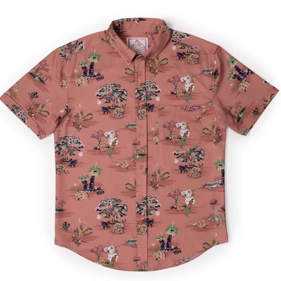 Short Sleeve Shirts|Matching Sets|RSVLTS Land Down Under – KUNUFLEX Short Sleeve Shirt