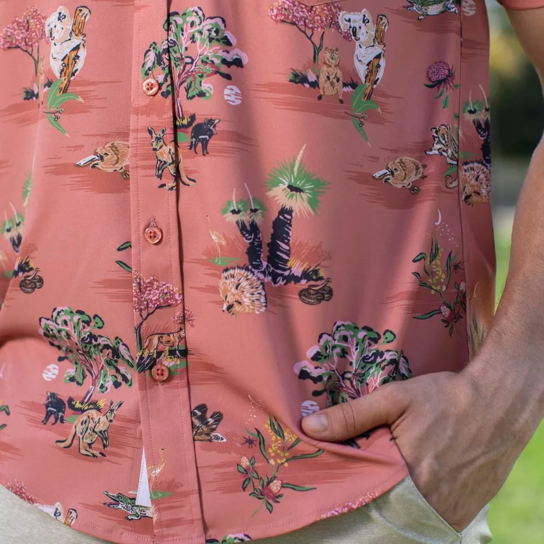 Short Sleeve Shirts|Matching Sets|RSVLTS Land Down Under – KUNUFLEX Short Sleeve Shirt