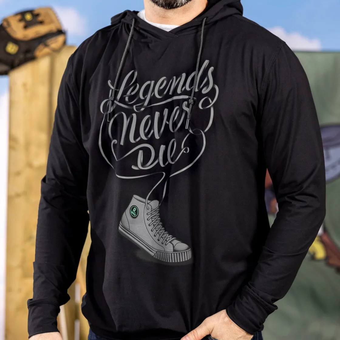 Performance Hoodies|Outerwear|RSVLTS Legends Never Die (Black) – Performance Hoodie