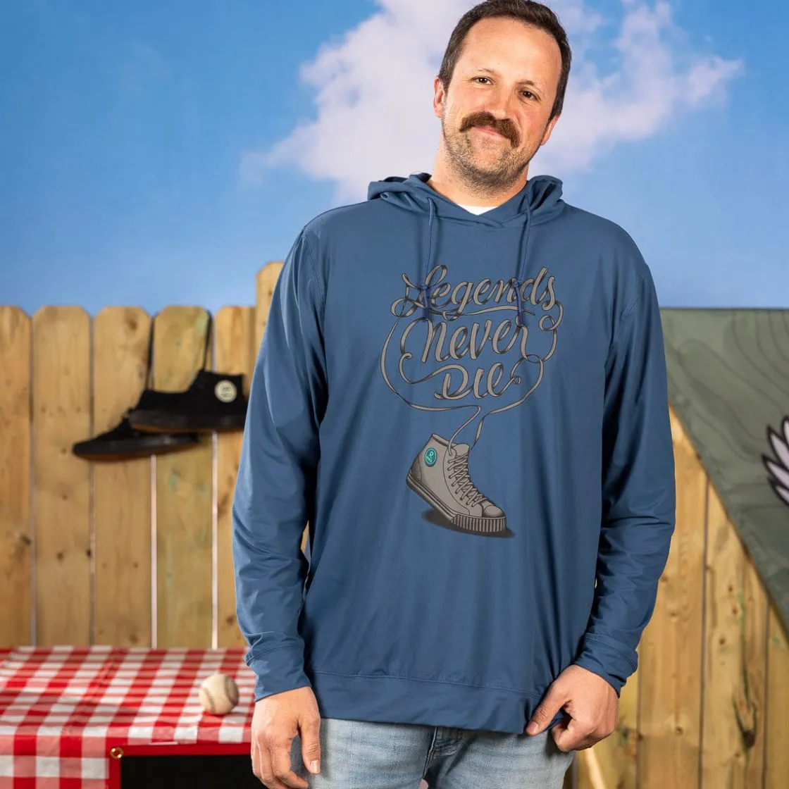 Performance Hoodies|Outerwear|RSVLTS Legends Never Die (Navy) – Performance Hoodie