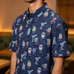 Short Sleeve Shirts|Matching Sets|RSVLTS Let's All Go to the Lobby Bar – KUNUFLEX Short Sleeve Shirt
