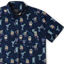 Short Sleeve Shirts|Matching Sets|RSVLTS Let's All Go to the Lobby Bar – KUNUFLEX Short Sleeve Shirt