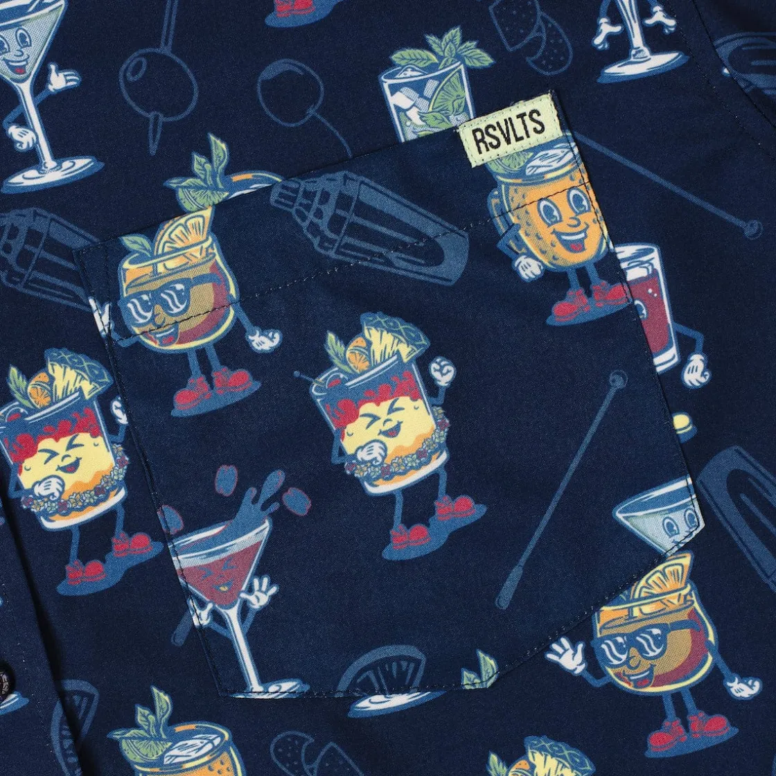 Short Sleeve Shirts|Matching Sets|RSVLTS Let's All Go to the Lobby Bar – KUNUFLEX Short Sleeve Shirt