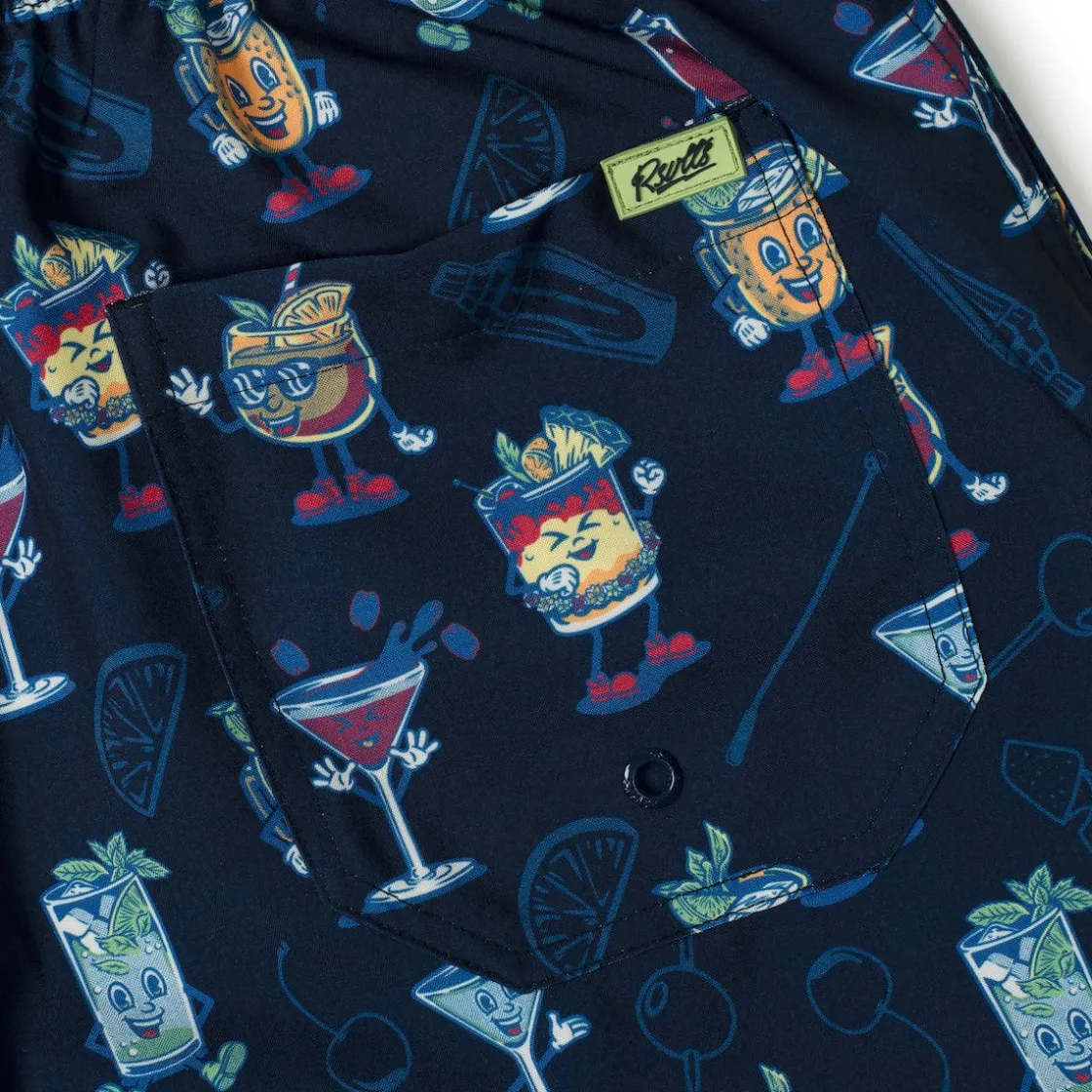 Shorts|Matching Sets|RSVLTS Let's All Go to the Lobby Bar – Hybrid Shorts
