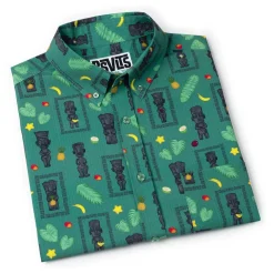 Short Sleeve Shirts|Tiki|RSVLTS Life & Land – KUNUFLEX Short Sleeve Shirt