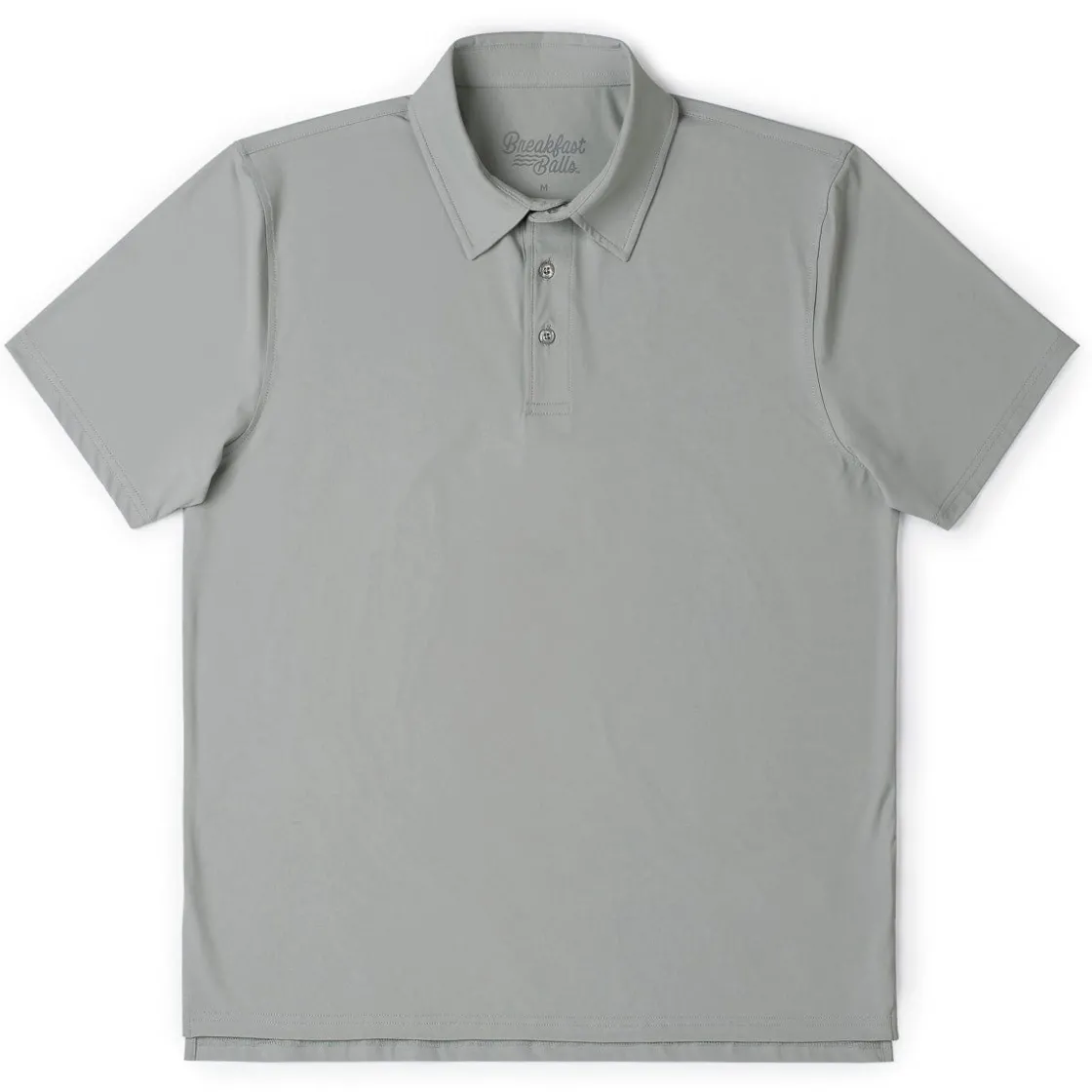 Polos|Basics|Breakfast Balls Limestone – Commuter Short Sleeve Polo