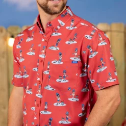 Short Sleeve Shirts|Americana|RSVLTS Lincoln Dogs – KUNUFLEX Short Sleeve Shirt