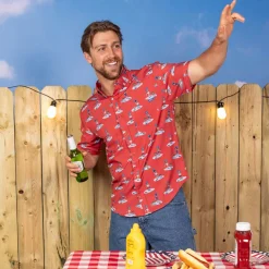 Short Sleeve Shirts|Americana|RSVLTS Lincoln Dogs – KUNUFLEX Short Sleeve Shirt