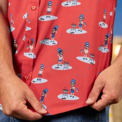 Short Sleeve Shirts|Americana|RSVLTS Lincoln Dogs – KUNUFLEX Short Sleeve Shirt