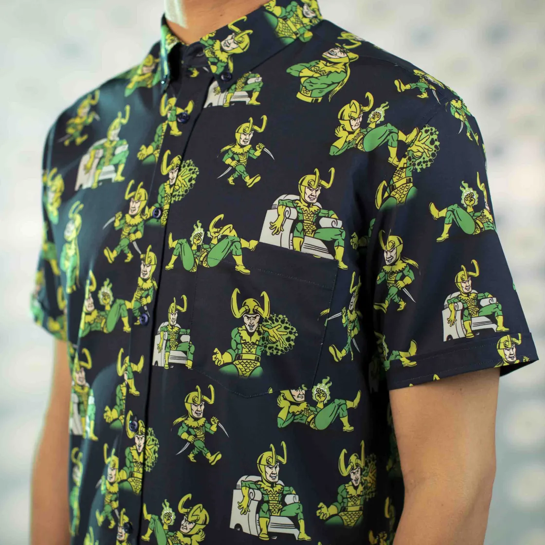 Marvel|Marvel|Marvel Loki “God of Mischief” – KUNUFLEX Short Sleeve Shirt