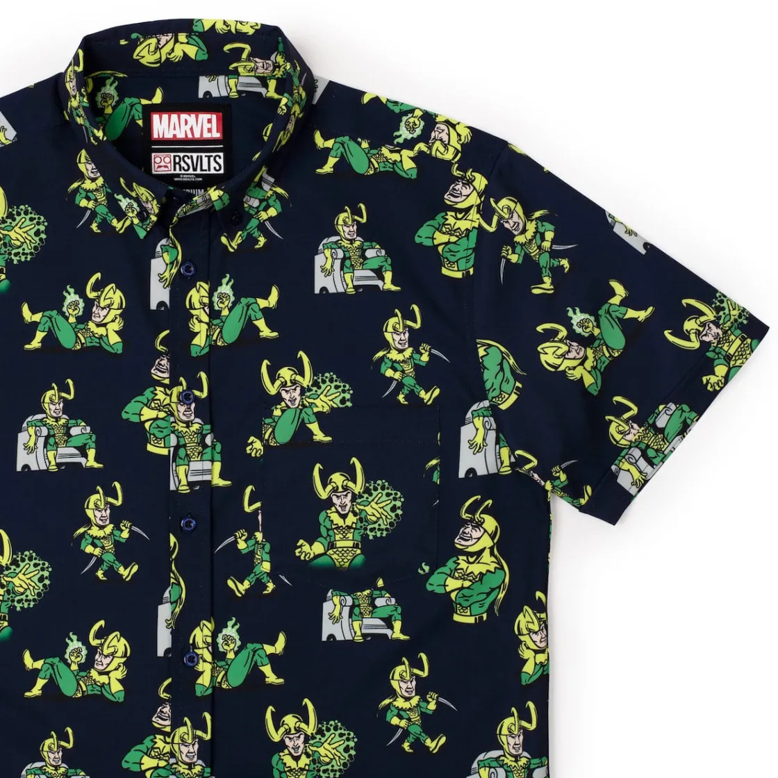 Marvel|Marvel|Marvel Loki “God of Mischief” – KUNUFLEX Short Sleeve Shirt
