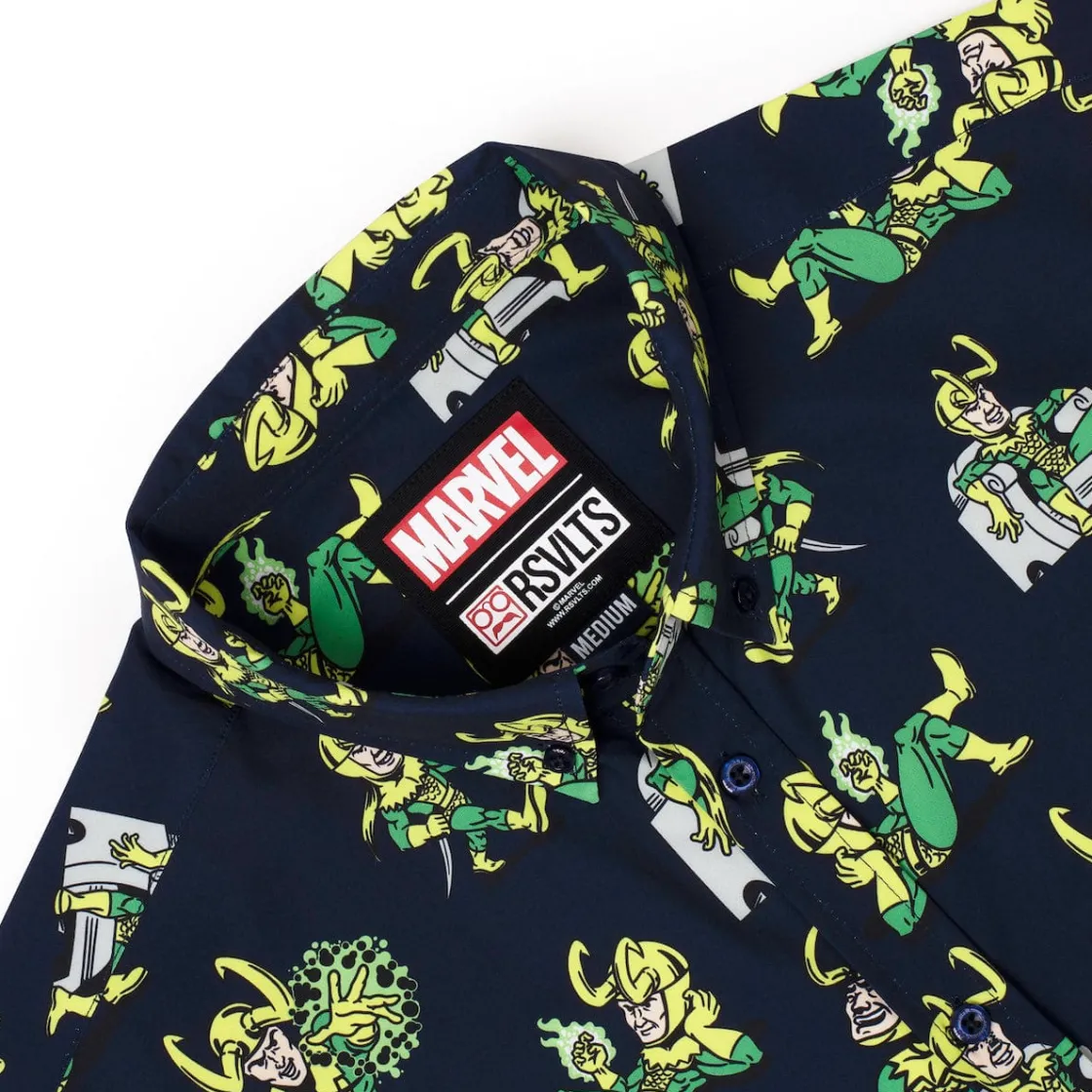 Marvel|Marvel|Marvel Loki “God of Mischief” – KUNUFLEX Short Sleeve Shirt