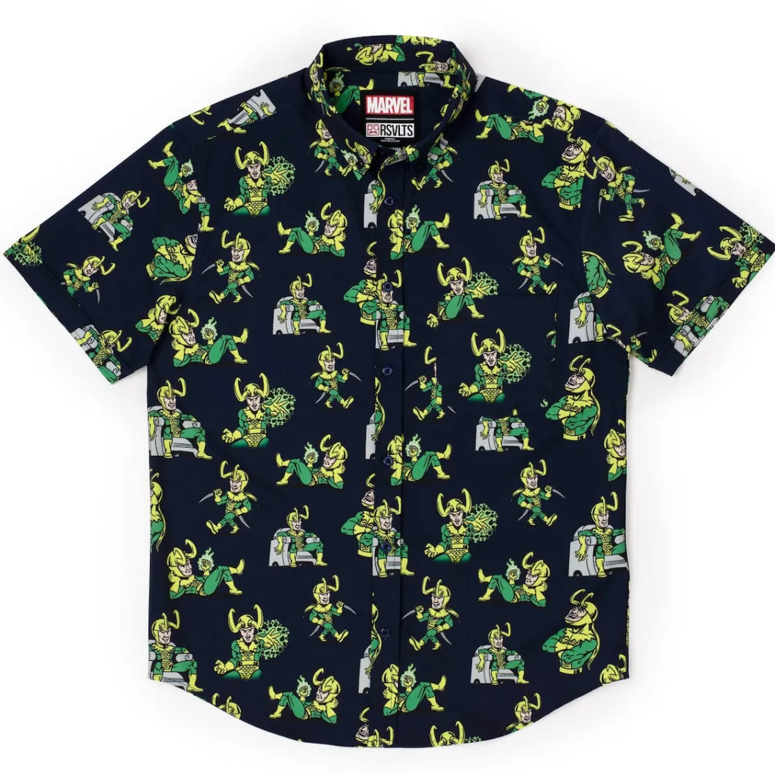 Marvel|Marvel|Marvel Loki “God of Mischief” – KUNUFLEX Short Sleeve Shirt