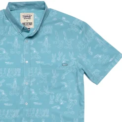 Paging Mr. Morrow|Looney Tunes|Looney Tunes "Bunny Blueprints" – KUNUFLEX Short Sleeve Shirt