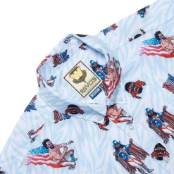 Greatest Hits|Wwe|WWE Macho Man USA – KUNUFLEX Short Sleeve Shirt