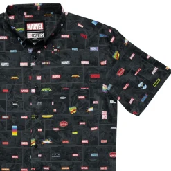 Paging Mr. Morrow|Marvel|Marvel "Pages of Time" – KUNUFLEX Short Sleeve Shirt