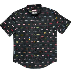 Paging Mr. Morrow|Marvel|Marvel "Pages of Time" – KUNUFLEX Short Sleeve Shirt