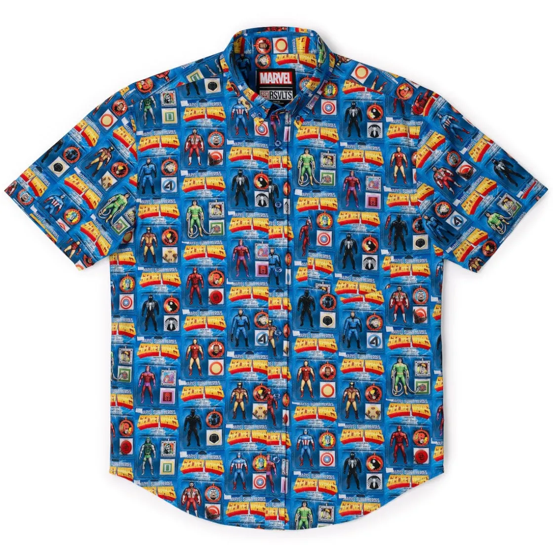 Marvel|Marvel|Marvel Secret Wars "Secret Shields" – KUNUFLEX Short Sleeve Shirt