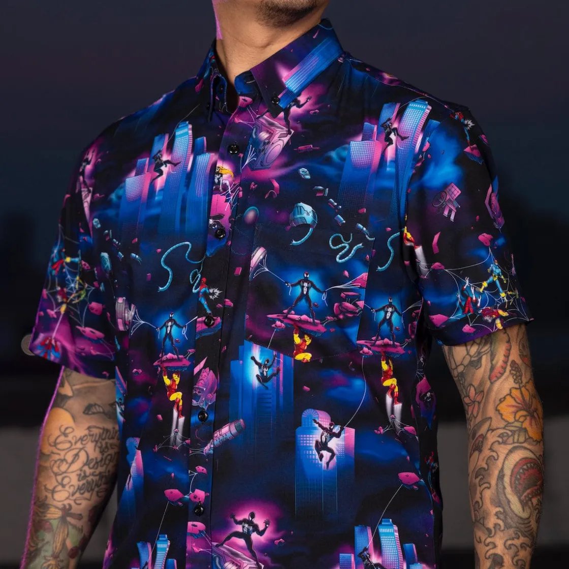 Marvel|Marvel|Marvel Secret Wars "The Symbiote" – KUNUFLEX Short Sleeve Shirt