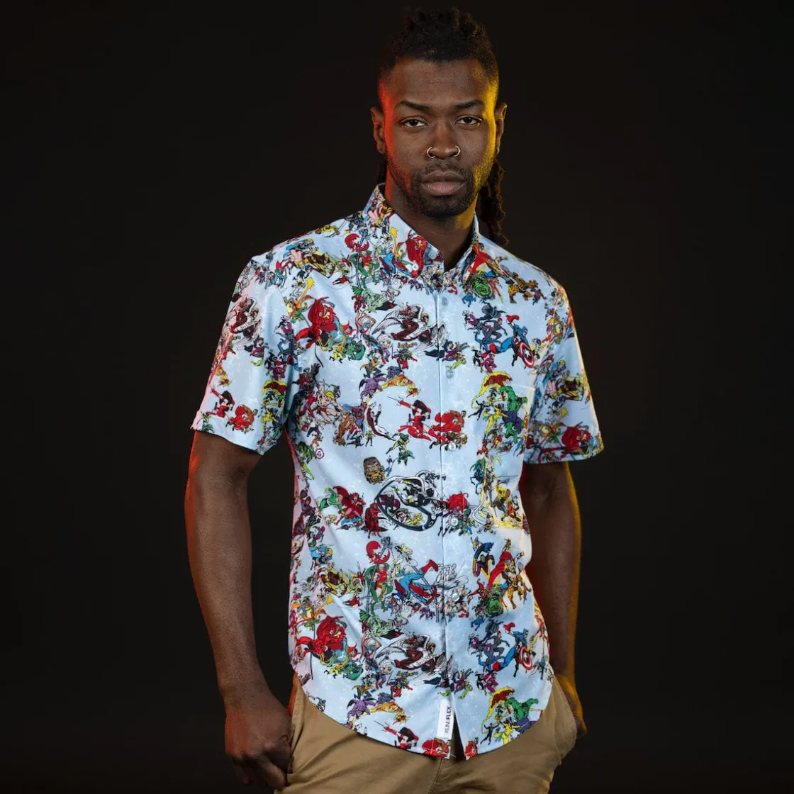 Marvel|Marvel|Marvel 85th Anniversary "There Goes My Hero" – KUNUFLEX Short Sleeve Shirt