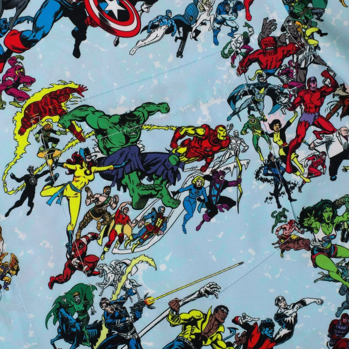 Marvel|Marvel|Marvel 85th Anniversary "There Goes My Hero" – KUNUFLEX Short Sleeve Shirt