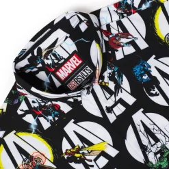 Avengers|Marvel|Marvel 's Avengers “A Is for Avengers” – KUNUFLEX Short Sleeve Shirt
